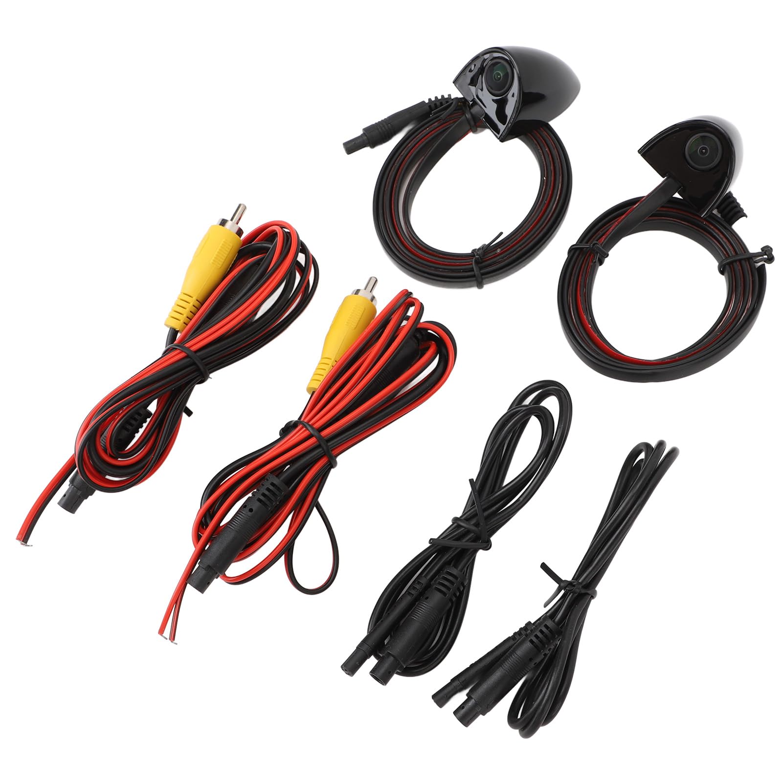 

Ongwan Side Mount Backup Camera, Waterproof Car Blind Spot Camera, 80 Degree Wide Angle, Left and Right Universal for Car Surveillance System (Black)