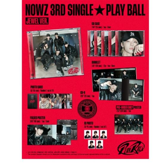 NOWZ - 3rd Single Album - ? ?Play Ball (?JEWEL VER.)