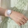 Good Sport Band PVC New Women Transparent Analog Stainless Steel Wrist Watch Watches Quartz