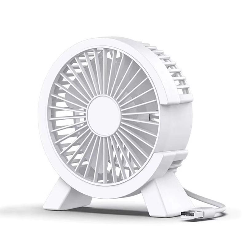 Portable USB Mini Desktop Fan: Quiet, Powerful Airflow for Office or Home Use