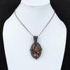 Birds Eye Jasper Pendant Copper Wire Wrapped Pendant Beautiful Copper Jewelry Handmade Gemstone Pendant Wire Wrapped Jewelry Engagement Gift