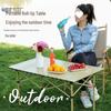 Outdoor Portable Folding Table Set for Camping, Picnic, BBQ, and Street Stall