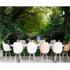 Modern Forest Mural Waterfall Wallpaper Large Landscape Nature Wall Mural For Bedroom Living Room Home Decor