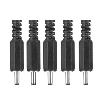 5 Stück 1,3 mm x 3,5 mm Stecker DC-Stromanschluss Buchse Koaxialstecker Adapter