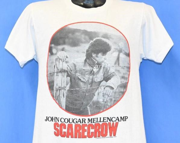 

80s John Cougar Mellencamp Scarecrow Tour t-shirt Unisex T-Shirt XL