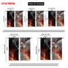 2pcs   Plane Printing Print Curtains Black Angel and Beauty Versatile 100% Polyester (without Rod) Art Deco Festive Perfect for
