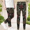 Girls Full Length Fitted Floral Printed Yoga Leggings Stretch Waist
