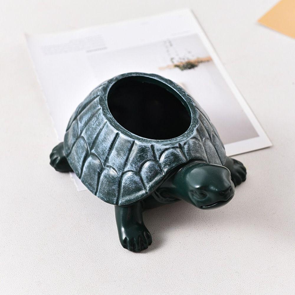 Handicraft Turtle Flowerpot Creative Hydroponic Flower Holder  Aromatherapy Bottle