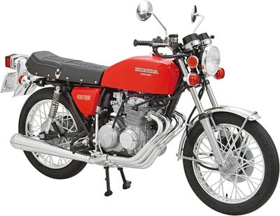 Aoshima Bunka Kyozai The Bike Series Honda CB400FOUR Plastic Model (AOSHIMA) 1/12 '74