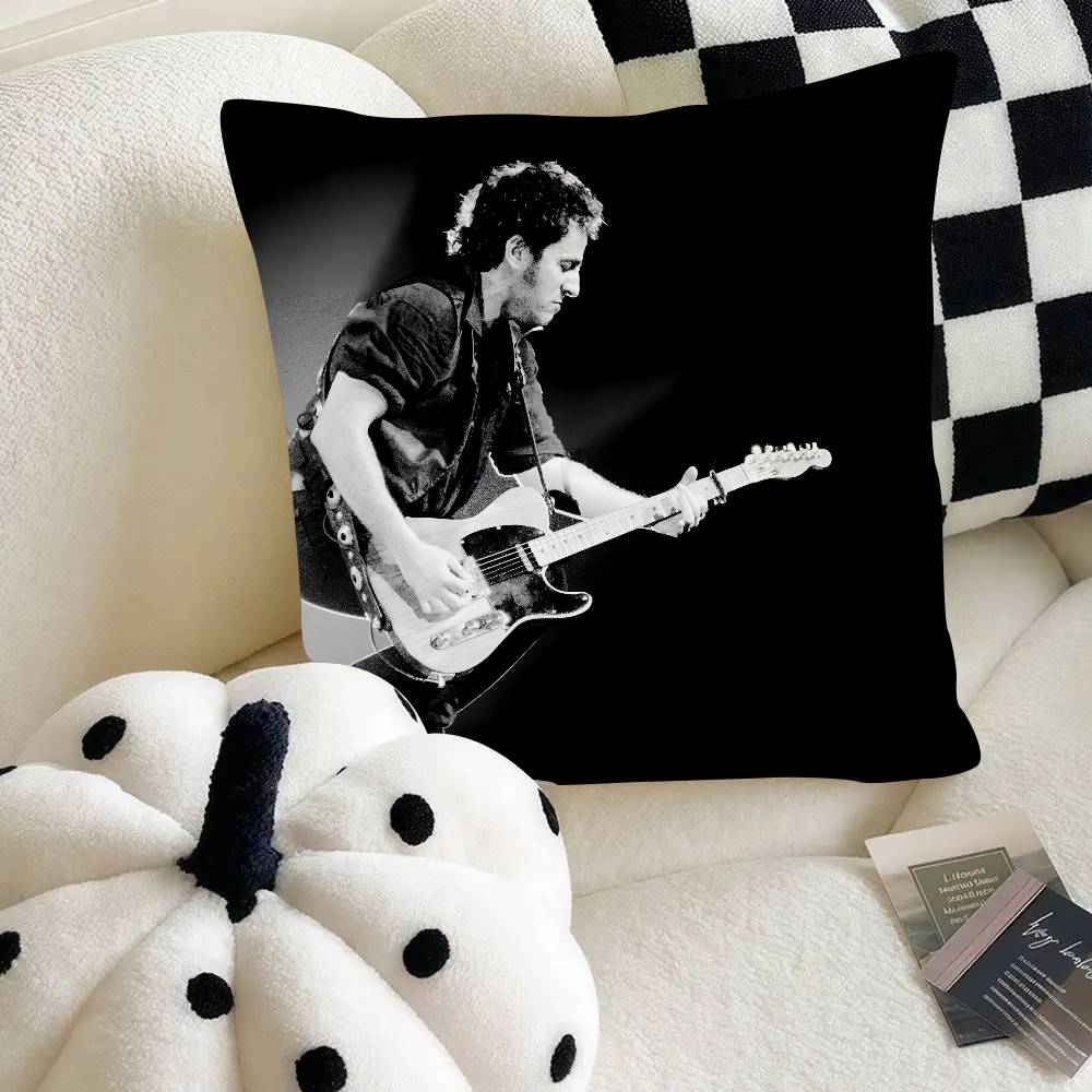 Nice Bruce Springsteen Pillow Case Fashion Square Pillowcase Bedroom Sofa Room Ins Decoration Leisure