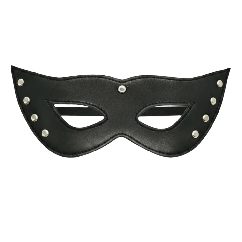 Masquerade PU Leather Mask Gothic Style Cosplay Mask Unisex Half Face Mask  Role Play