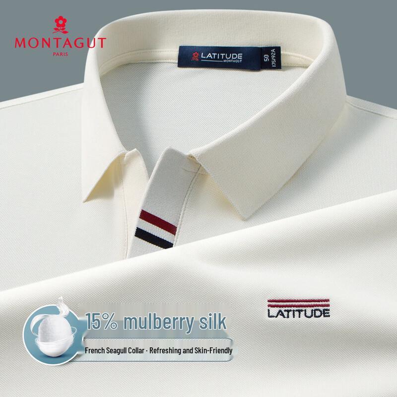 MONTAGUT Men s Ice Silk Pique Polo Shirt 3XL
