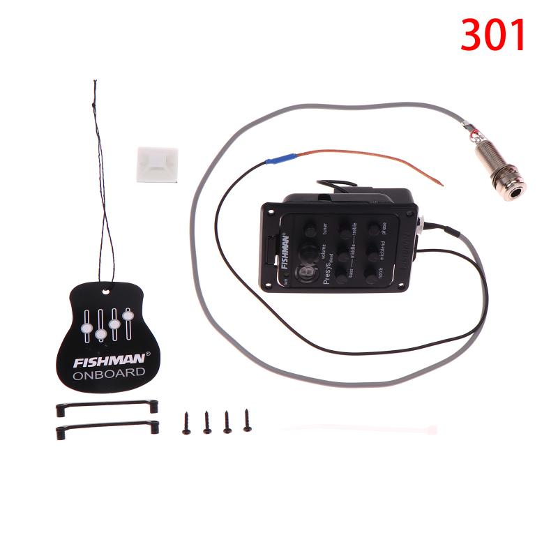 301 201 Fishman Acoustic Guitar Pickup Electric Box Equalizer Eq Tuner Guitar Amplifier Fishman Presys Blend Preamp