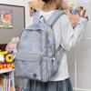 Schoolbag Japanese High-value Solid Color Backpack, Male and Female Junior High School Students Schoolbag, Travel and Leisure Lightweight Backpack
