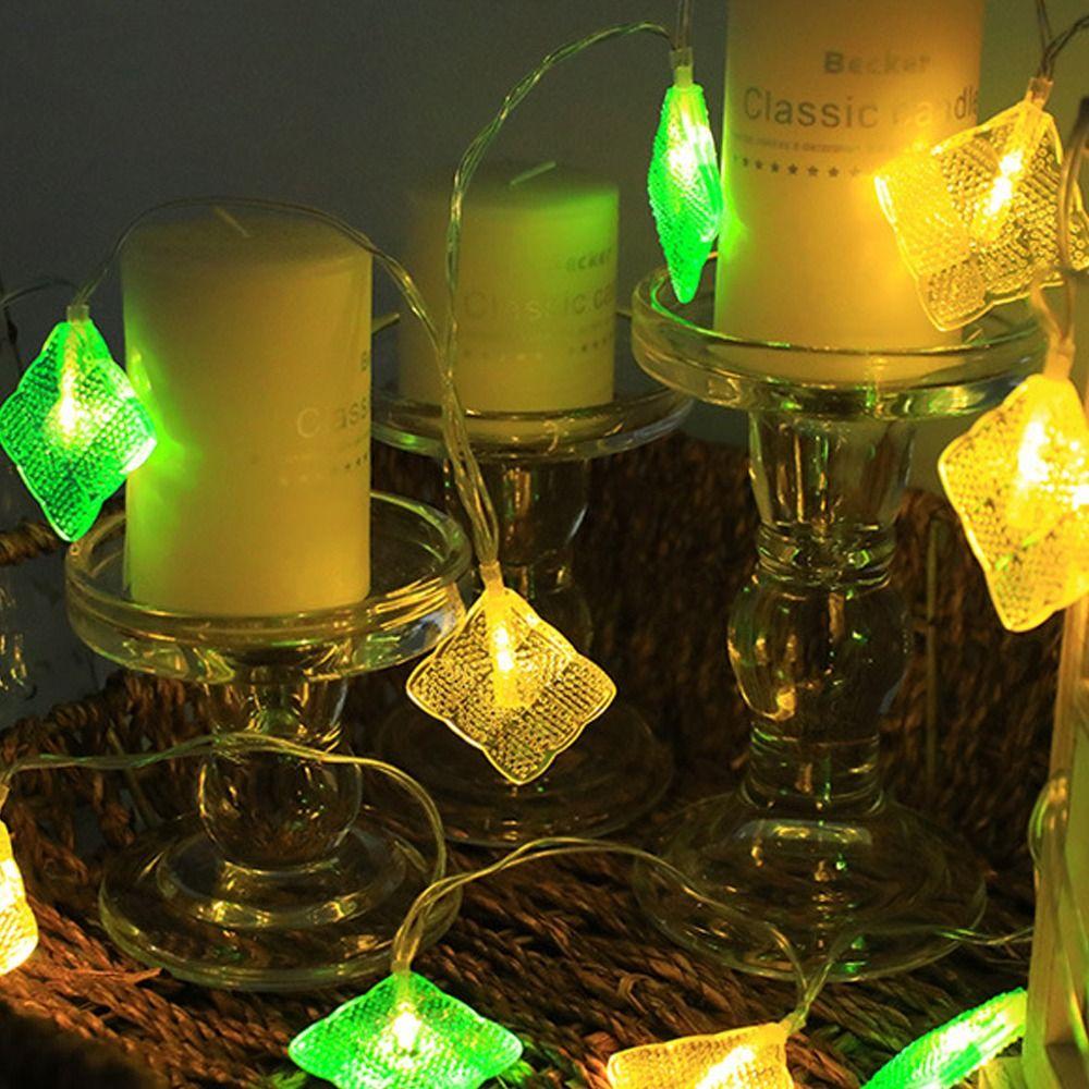 Waterproof Eid Mubarak String Light 10/20/30/40 LED Garland String Lamp  Garden Patios Bedroom