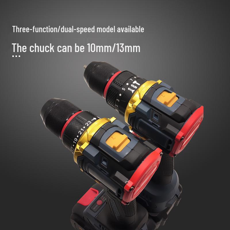 Cross 21V Lithium Battery Hand Drill Screwdriver - Multifunctional Electric Impact Tool