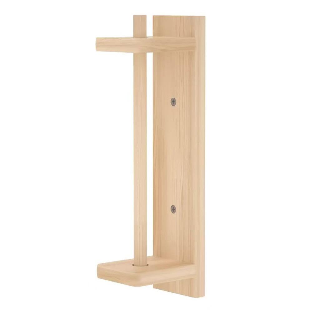 Creative Cling Film Storage Rack Wall Mounted Roll Paper Hanger Paper Towel Holder  Kitchen коричневый