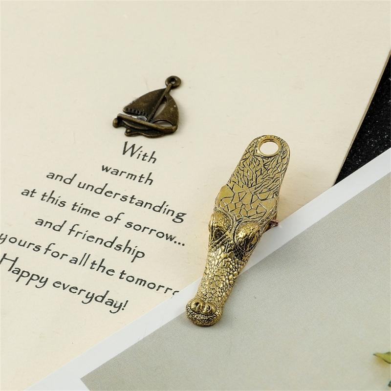 Elegant Alligator Clip Bookmarks Office Tool For Notebooks Documents Present  Metal Book Marks Book Clip