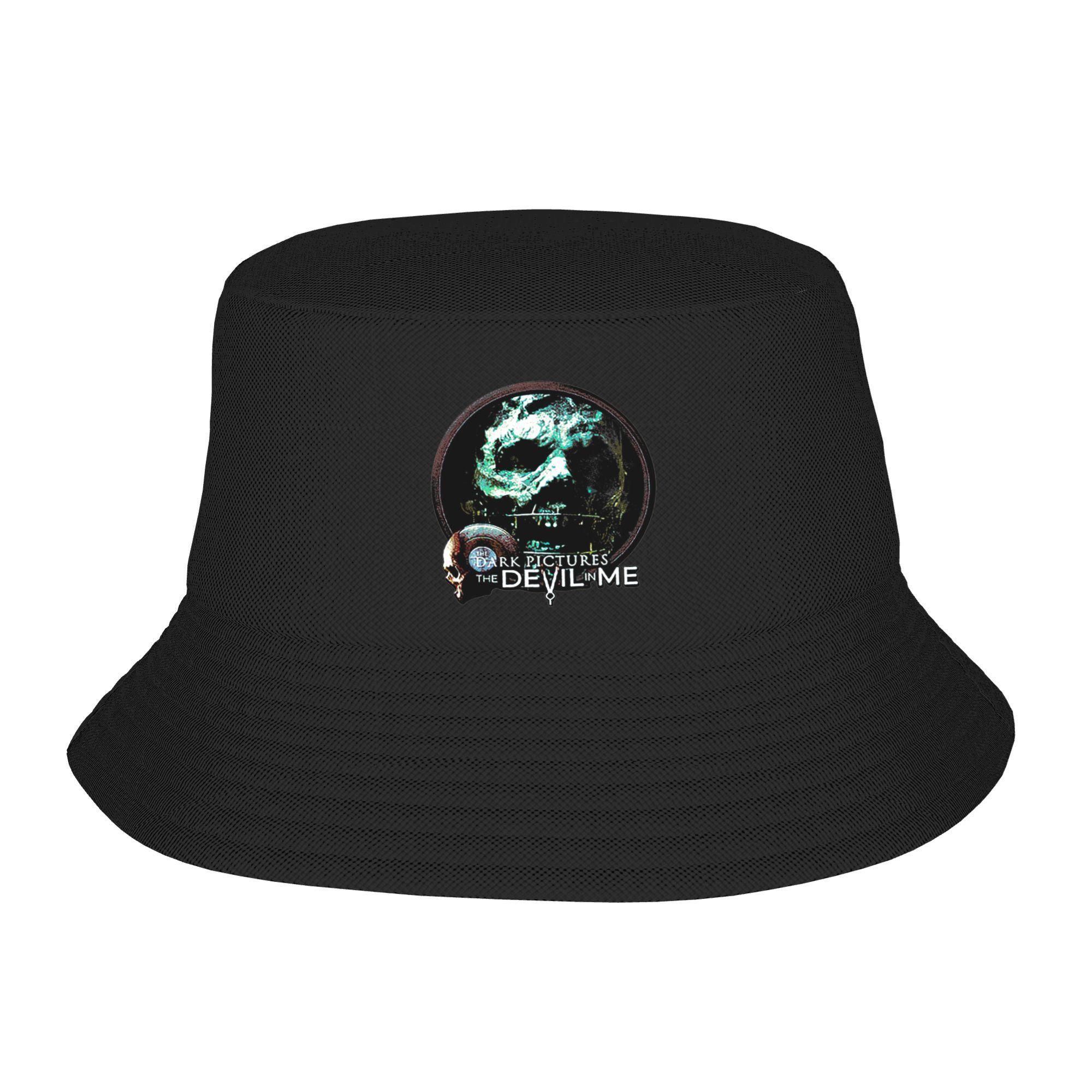 The Dark Pictures Anthology Game Bucket Hat Panama Bob Hats Outdoor Reversible For Summer Beach Fishing Unisex Fisherman Caps One Size