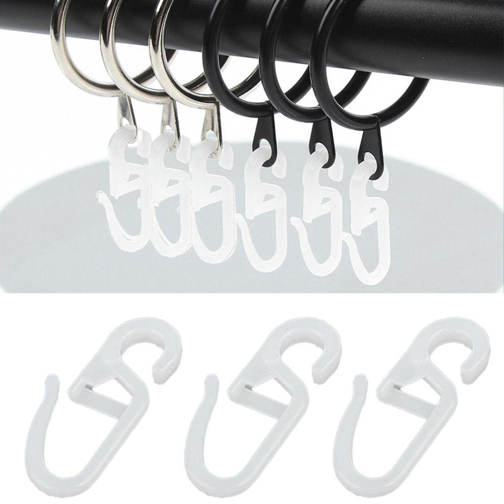 White Special Hook Blindings Sliding tool Curtain Hook Curtain Accessories Curtain Hanging Ring