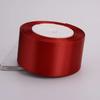 (25Yards/roll) 6/10/15/20/25/40/50mm Wine red Color Satin Silk Ribbon Handmade DIY Material Gift Wrapping Clothing Accessories