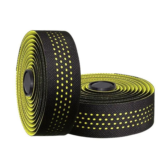 Perforated Breathable Handlebar Tapes Non-slip Road Bike Bar Tape EVA/PU Soft Anti-Vibration Wrap Tape Durable Bar Bartape