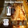 Waterproof Battery-Operated LED Fairy String Lights with Remote - Copper Wire Star Garland for Decoration