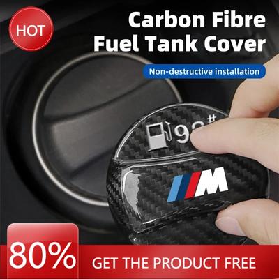 Hot 2025 Real Carbon Fiber Gas Fuel Tank Cover Oil Filler Dustproof Cap For G30 G38 6GT G32 X5 X6 E70 E71 F15 F10 F30 F35 F4