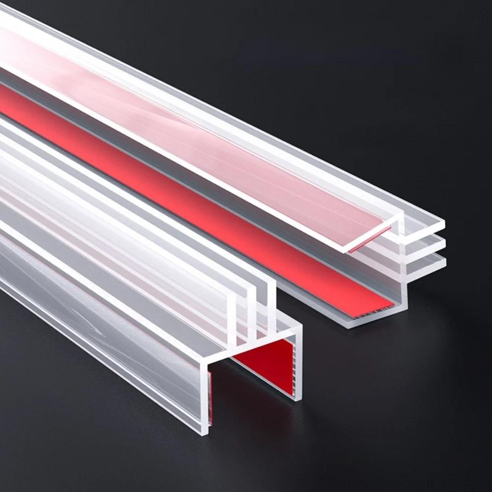 1/3meter Silicone Rubber Window Sealing Strips 5-10mm Gap 10mm/12mm Glass Door Weatherstrip Waterproof Self Adhesive