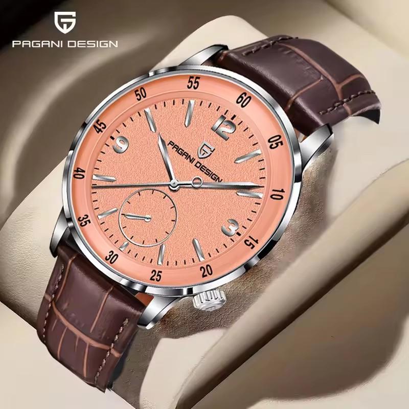 PAGANI DESIGN Oryginalny Męski Zegarek Mechaniczny Luksusowy Automatyczny Bransoleta Skórzana Wodoodporny Zegarek Mechaniczny dla Mężczyzn Tourbillon