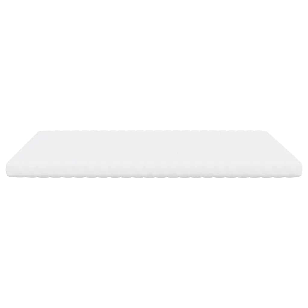 Vidaxl Materac Piankowy, Biały 180X220 Cm, 7-Strefowy, Twardość 20 Ild