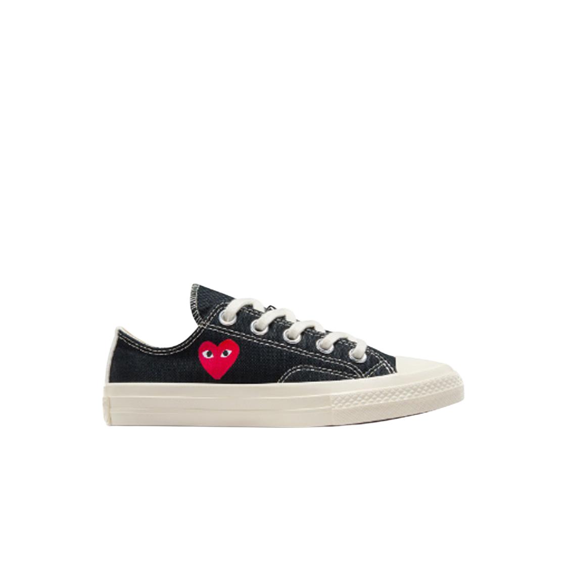 

(Дети) Converse X Play Comme Des Garcons Одинарное сердце Chuck 70 Ox Черный 210