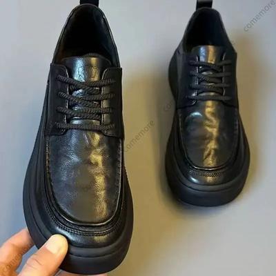 Pantofi Casual de Afaceri Noi pentru Bărbați Pantofi Tip Board Vârf Rotund Modă Britanică Versatili Respirabili Piele PU Talpă Moale Pantofi Formali pentru bărbați