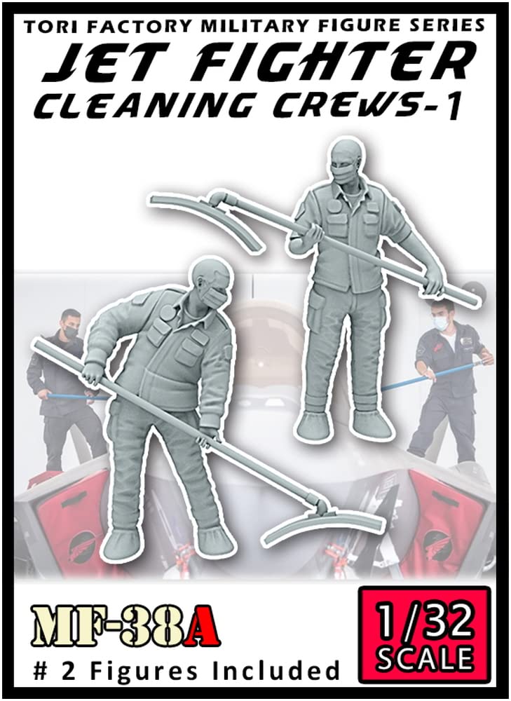 Trifactory Military Miniature Figure Series Current Use US Air Force Cleaning Crew Set 1 Resin Kit 1/32 F-35 MF-38A