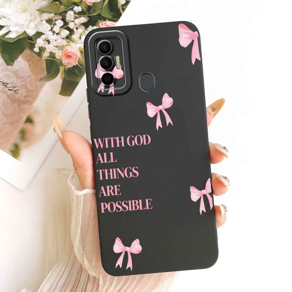 Cover For Tecno Spark 7 2021 Cute Rabbit Casing KF6 KF6j Soft Silicone Casing For Tecno Spark 7 Spark7 Back Cover Coque