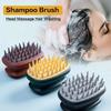 Silicone Shampoo Scalp Hair Massager Head Body Scalp Massage Brush Comb Hair Washing Comb Shower Brush Bath Spa Massage Brush