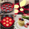 Silikon-Pfannkuchenformen Ring Spiegelei-Form Antihaft-Pfannkuchenbereiter Wiederverwendbarer Ei-Bereiter für DIY-Frühstück Koch-Backwerkzeuge