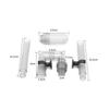 Hw-603b Aquarium Aquarium Filter Wasser Zufluss Abfluss Rohr Rohr Externe Kanister Teile Einlass Auslass Zubehör