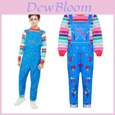 Eye-catching Child's Play Licensed Chucky Costume For Boys And Girls Fun