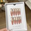 Berry Smoothie Spring and Gentle Rose Pink Flash Cat Eye Design Sticker Wear Armor