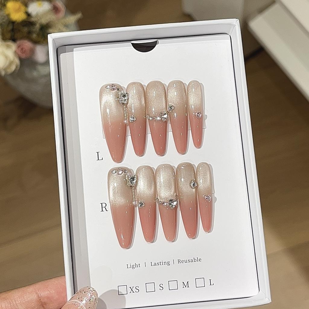 Berry Smoothie Spring and Gentle Rose Pink Flash Cat Eye Design Sticker Wear Armor