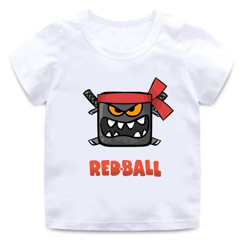 Red Ball 4 Print Cartoon Funny Game Casual Summer New Men Women Tee Adults Children Boy Gril Top Kids Parent Child Cotton Tshirt