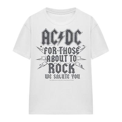 AC/DC Unisex Adult Salute T-Shirt
