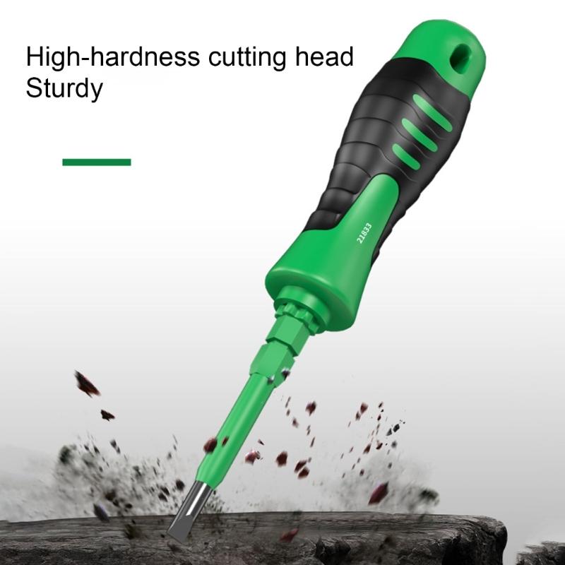 Heavy Duty Double Ended Magnetic Screwdriver Heavy Duty Double Tip Design High Torque for Mechanics Electrical Repairs