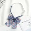 Unisex Preppy Karomuster Japanische Schuluniform Fliege