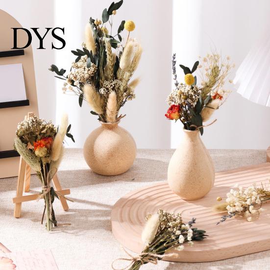 Souvenir Flower Decor DIY Natural Dried Set Eucalyptus Lavender Wheat Bunny Tails Billy Ball Wedding Flowers Bouquet with Stems for Crafts Home
