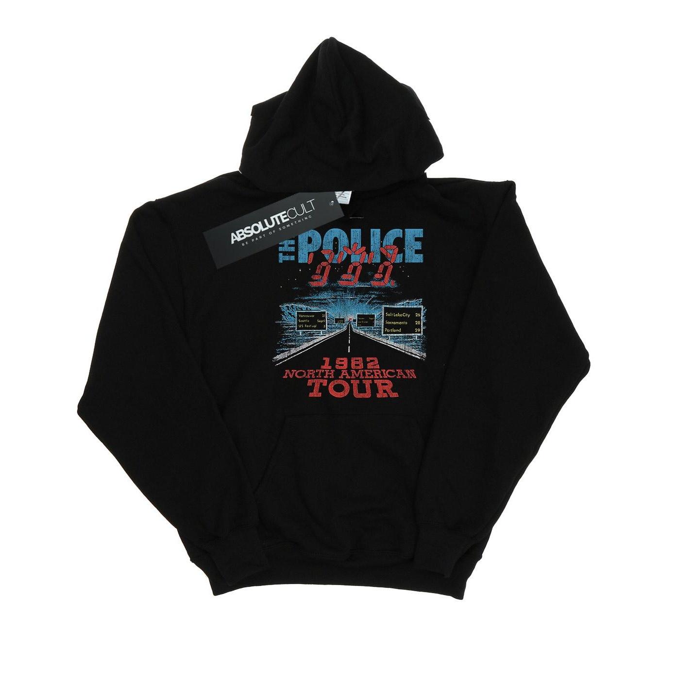 The Police De Police Boys North American Tour V2-hoodie 9-11 Years zwart