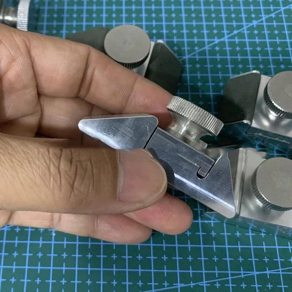 4.5*2.5cm 1.7*0.9 In Grinding Clip Stable Sandpaper Clamp Versatile Polishing Equipment For Woodworking Projects