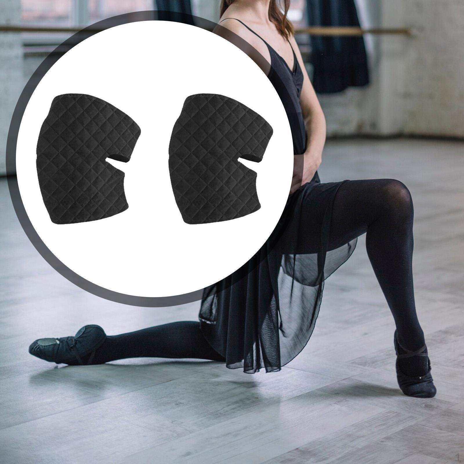 2 шт. Наколенники для танцев Танцоров Фитнес Впитывающие пот Тренировка Зал