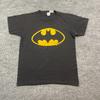 Vintage 80s 1964 Shirt-Tex DC Comics Batman Logo Shirt Medium 19x25 Black